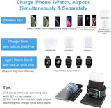 Wireless Charging Pad for iPhone, iWatch, AirPods