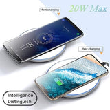 Wireless Charging Pad Compatible with iPhone, AirPods,Samsung Galaxy S23/S22/Note,Pixel/LG G8 7