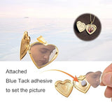 Stainless Steel Heart Shaped Locket Pendant Necklace for Women
