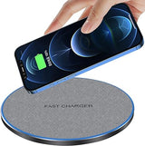 Wireless Charging Pad Compatible with iPhone, AirPods,Samsung Galaxy S23/S22/Note,Pixel/LG G8 7