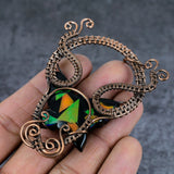 Ammolite Handmade Pendant