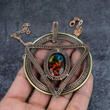 Ammolite Handmade Pendant