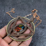 Ammolite Handmade Pendant