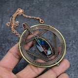 Ammolite Handmade Pendant