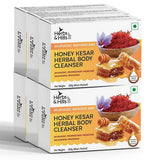 Honey Kesar Herbal Body Cleanser - Pack of 4 (Each 100 gm)