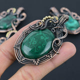 Malachite Gemstone Pendant