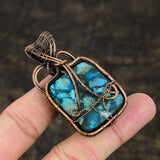 Larimar Gemstone Pendant