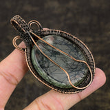 Black Rutile Gemstone Pendant