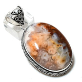 Laguna Lace Agate Gemstone Pendant