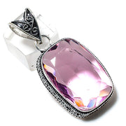 Exquisite Kunzite Pendant, Gemstone Pendant, Sterling Silver Pendant, Pink Pendant, Wedding Anniversary Gift"