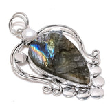 Labradorite Gemstone Pendant