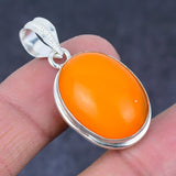 Orange Turquoise Pendant